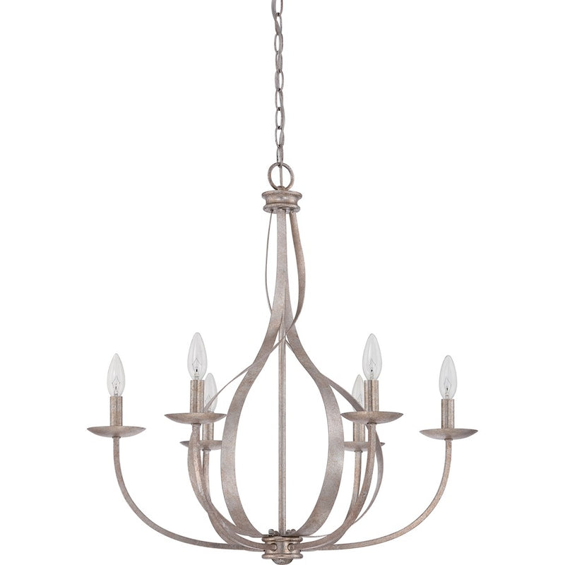 Quoizel Serenity Chandelier, Italian Fresco