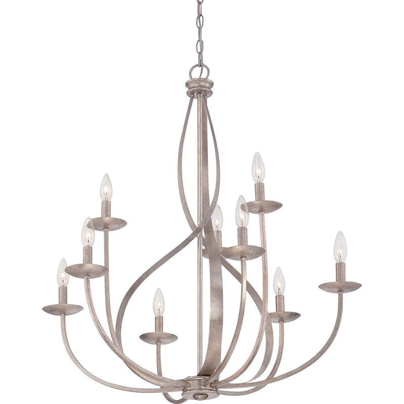 Quoizel Serenity Chandelier, Italian Fresco