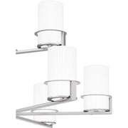 Quoizel Seymour 32in 9-Light Chandelier | Transitional Brushed Nickel and Opal Etched Glass | Dining Room & Foyer | Model SEY5032BN