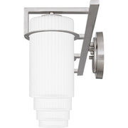 Quoizel Seymour 31in 4-Light Vanity Light | Transitional Brushed Nickel and Opal Etched Glass | Bathroom Vanity & Powder Room | Model SEY8631BN