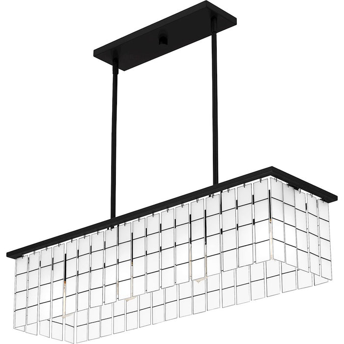 Quoizel Seigler 4 Light Island Light, Matte Black