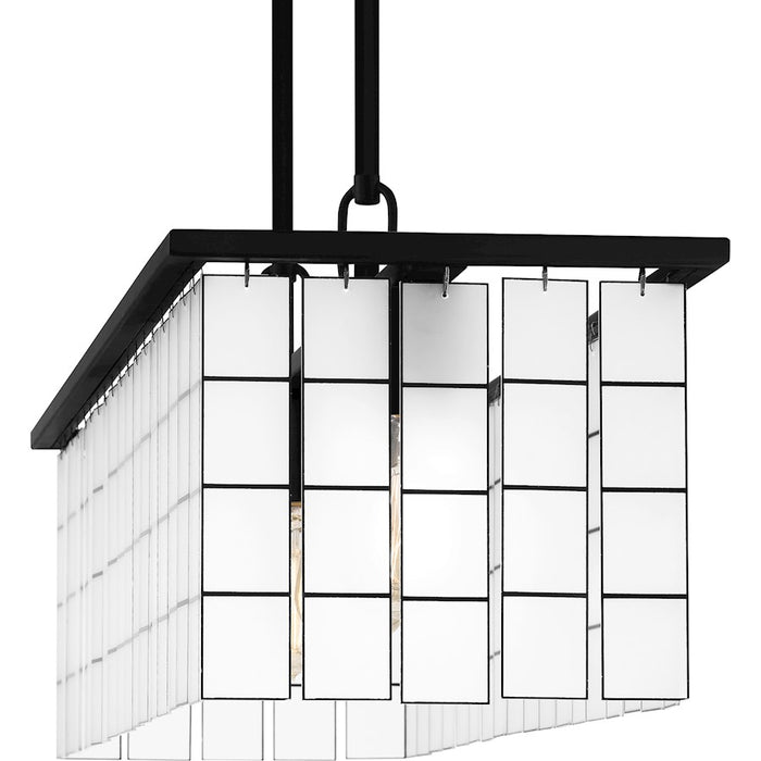 Quoizel Seigler 4 Light Island Light, Matte Black