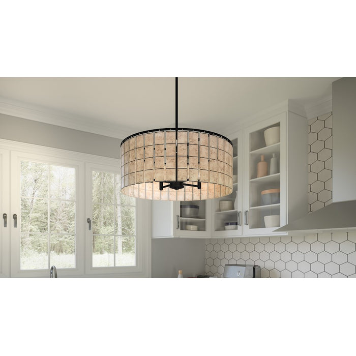 Quoizel Seigler Pendant, Matte Black