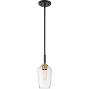 Quoizel Sagamore Mini Pendant, Earth Black