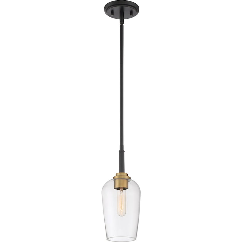 Quoizel Sagamore Mini Pendant, Earth Black