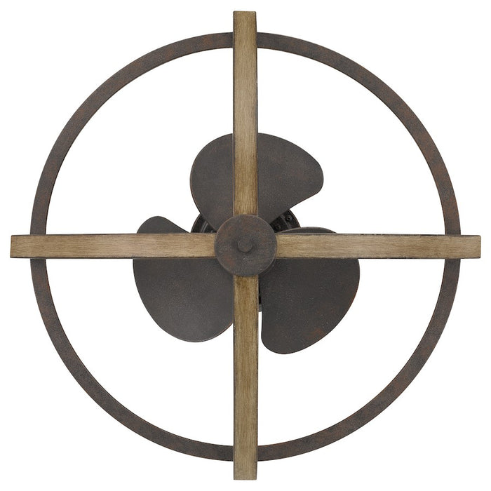 Quoizel Shire 4 Light Fandelier, Rustic Black