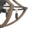 Quoizel Shire 4 Light Fandelier, Rustic Black