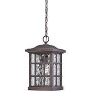 Quoizel Stonington 9.5in 1-Light Outdoor Wall Lantern | Traditional Palladian Bronze and Clear Water Glass | Front Porch & Entryway | Model SNN1909PN