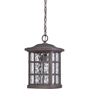 Quoizel Stonington 9.5in 1-Light Outdoor Wall Lantern | Traditional Palladian Bronze and Clear Water Glass | Front Porch & Entryway | Model SNN1909PN