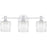 Quoizel Spade 3Light Bath Light, Polished Chrome/Clear Acrylic - SPD8622C