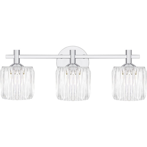Quoizel Spade 3Light Bath Light, Polished Chrome/Clear Acrylic - SPD8622C