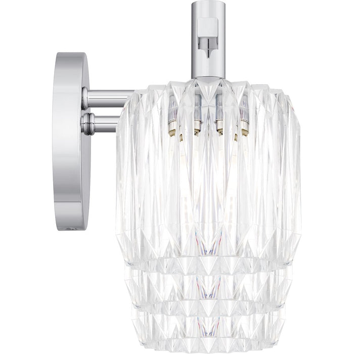 Quoizel Spade 3Light Bath Light, Polished Chrome/Clear Acrylic