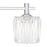 Quoizel Spade 3Light Bath Light, Polished Chrome/Clear Acrylic