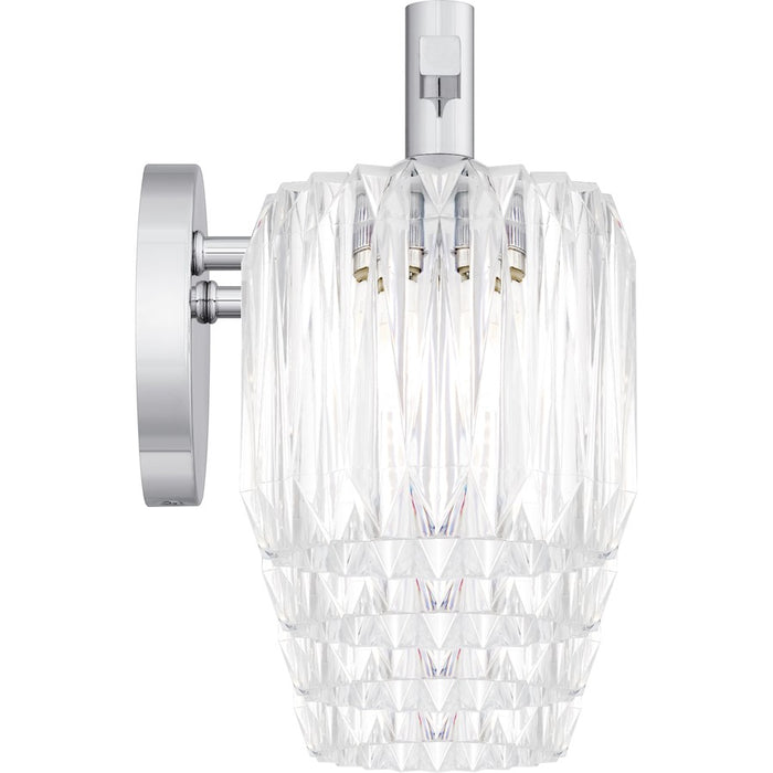 Quoizel Spade 4Light Bath Light, Polished Chrome/Clear Acrylic