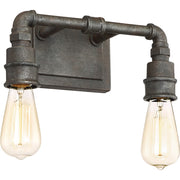 Quoizel Squire 2 Bath Light, Rustic Black