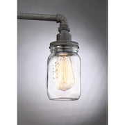 Quoizel Squire 3 Bath Light, Rustic Black