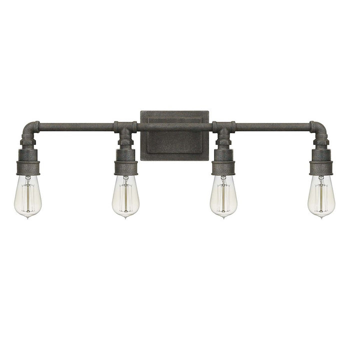 Quoizel Squire 4 Light Bath Light, Rustic Black