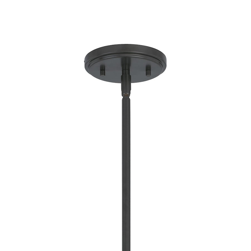 Quoizel Stella 7" 1 Light Mini Pendant, Western Bronze/Clear