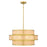 Quoizel Stoneland 6 Light Pendant, Brushed Gold/Faux Capiz Shell