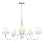Quoizel Stone 5-Lt Polished Chrome Chandelier, Polished Chrome - STON5035C