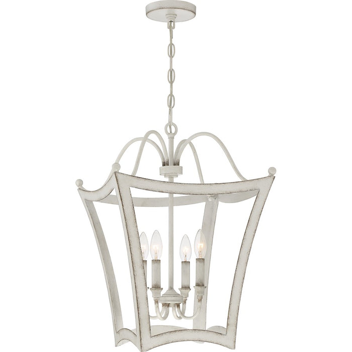 Quoizel Summerford 4 Light Foyer, Antique White