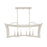 Quoizel Summerford Linear 8 Light Chandelier, Antique White