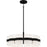 Quoizel Sweeney 6Lt Pendant, Black/Clear /White Sand Inside - SWE2830MBK