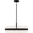 Quoizel Sweeney 6Lt Pendant, Black/Clear /White Sand Inside