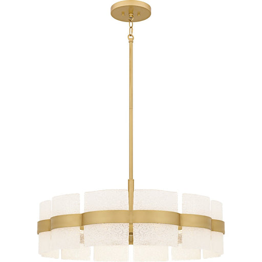 Quoizel Sweeney 6Lt Pendant, Soft Gold/Clear /White Sand Inside - SWE2830SGD