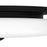 Quoizel Tavani Flush Mount, Matte Black/Alabaster Glass