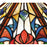 Quoizel Brenner 2 Light 17" Table Lamp, Matte Black/Multicolor Art