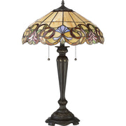 Quoizel Blossom 2 Light Table Lamp, Imperial Bronze