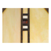 Quoizel Fulton 17in 2-Light Table Lamp | Tiffany Multicolor Art Glass and Resin | Bedroom & Living Room | 17 x 17 x 26.5 in | Model TF3341T