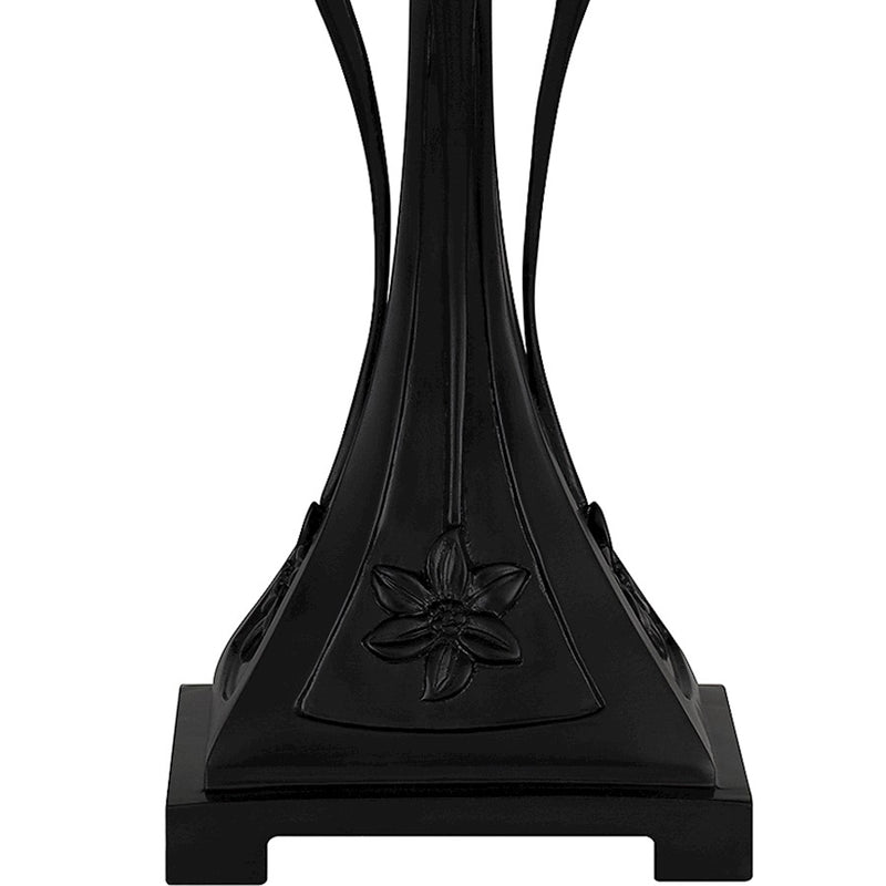 Quoizel Yosemite 2 Light Table Lamp, Matte Black/Multicolor Art