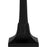 Quoizel Zion 2 Light Table Lamp, Matte Black/Multicolor Art Glass