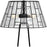Quoizel Rainier 2Lt Table Lamp, Black/Multitextured Art