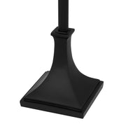 Quoizel Duvane 17in 2-Light Floor Lamp | Tiffany Matte Black and Multicolor Art Glass | Living Room & Reading Nook | Model TFDV9363MBK