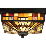 Quoizel Inglenook 2 Light Outdoor Lantern, Valiant Bronze