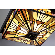 Quoizel Inglenook 2 Light Outdoor Lantern, Valiant Bronze