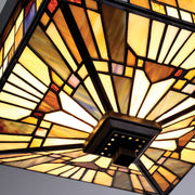 Quoizel Inglenook 2 Light Outdoor Lantern, Valiant Bronze