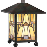 Quoizel Inglenook 1 Light Table Lamp in Valiant Bronze