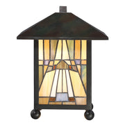 Quoizel Inglenook 1 Light Table Lamp in Valiant Bronze