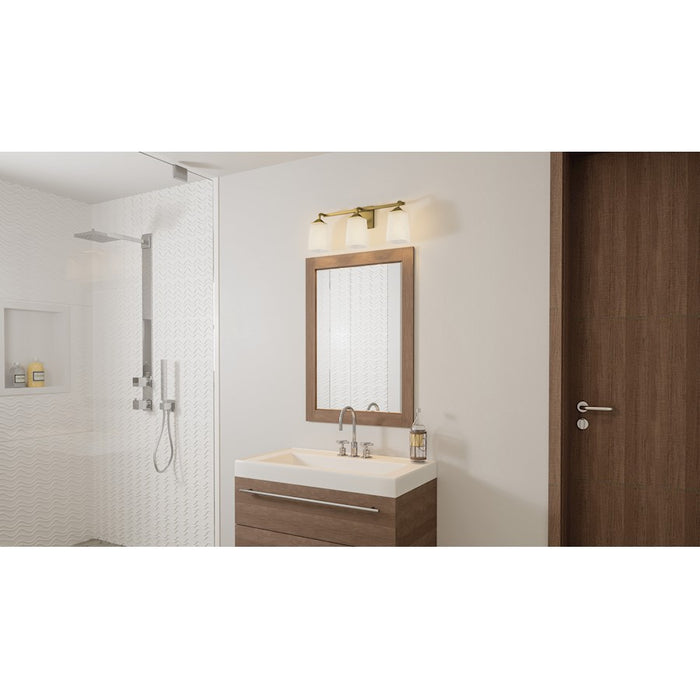 Quoizel Thoresby 3 Light Bath Vanity, Opal Etched