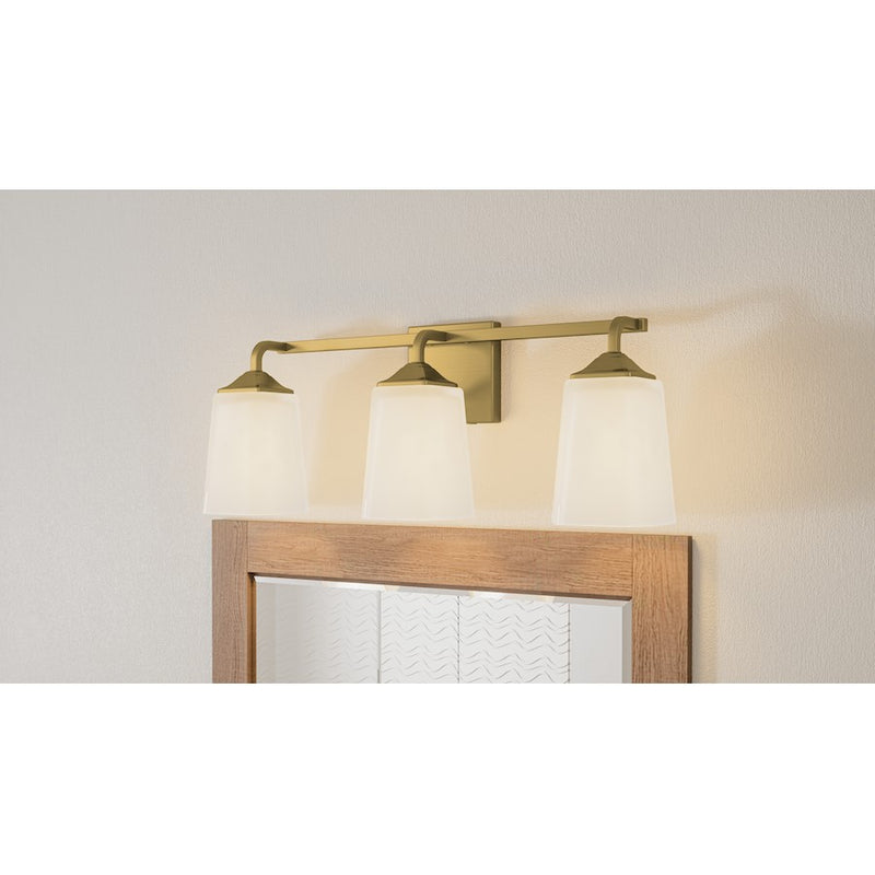 Quoizel Thoresby 3 Light Bath Vanity, Opal Etched