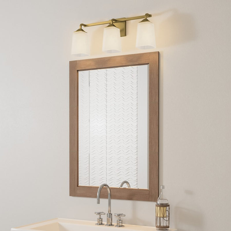 Quoizel Thoresby 3 Light Bath Vanity, Opal Etched