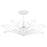 Quoizel Tallulah 3Light Semi-Flush Mount, Sand White