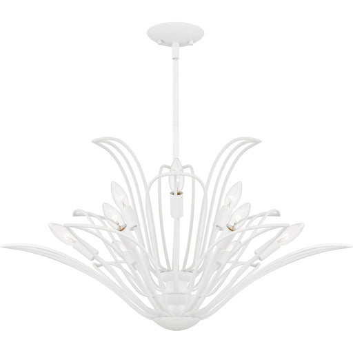 Quoizel Tallulah 9Light Chandelier, Sand White/ - TLH5032SW