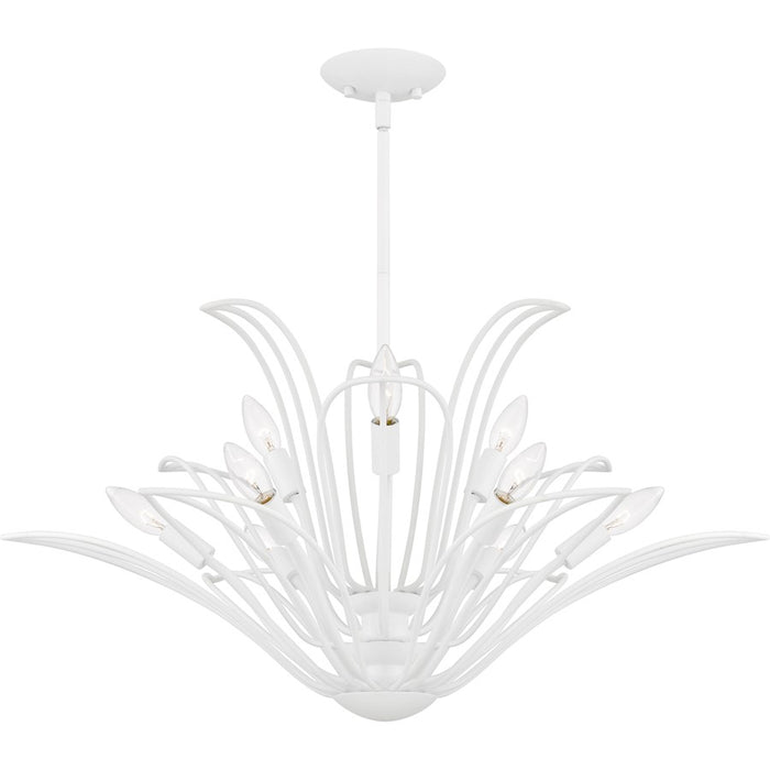 Quoizel Tallulah 9Light Chandelier, Sand White/ - TLH5032SW
