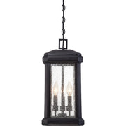 Quoizel Trumbull Outdoor Hanging Lantern, Mystic Black