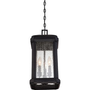 Quoizel Trumbull Outdoor Hanging Lantern, Mystic Black